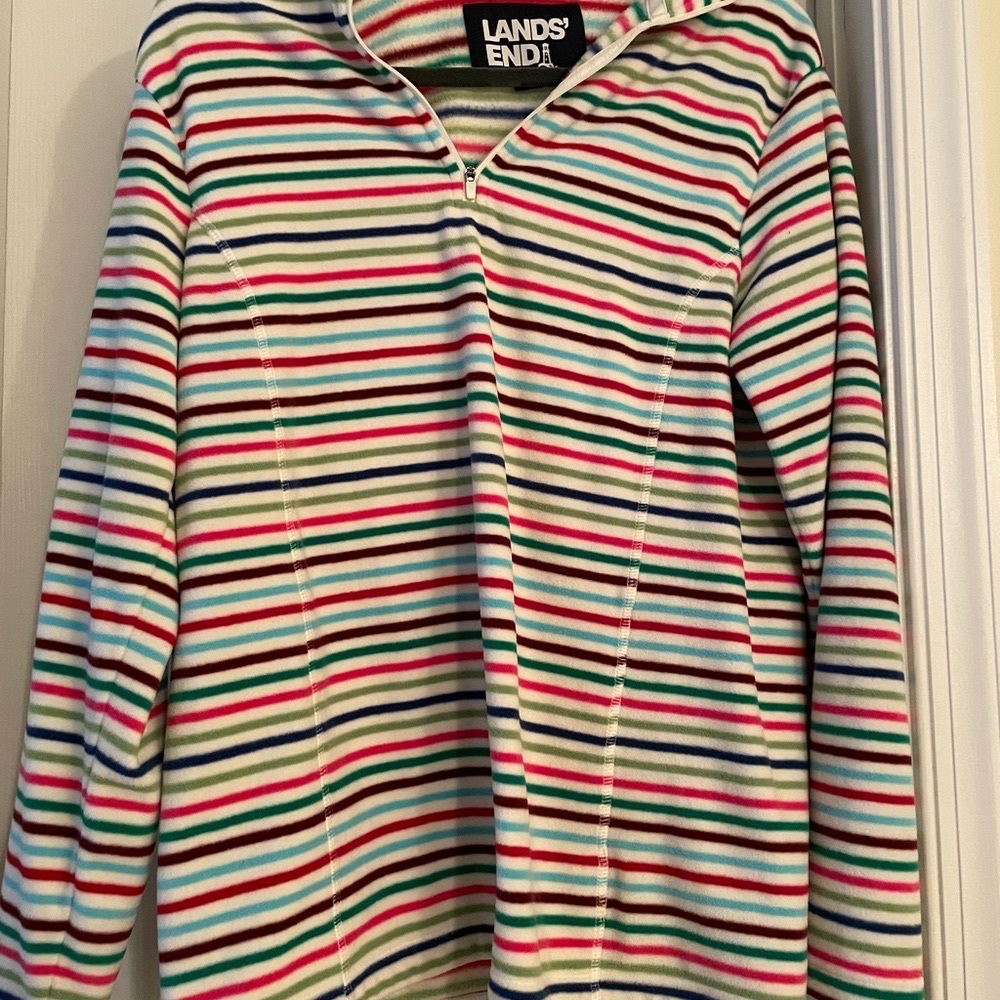 Lands End fleece 1/4 zip